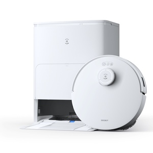 Pour ECOVACS T30S PRO Aspirateur robot autonettoyant 11000Pa Technologie ZeroTangle Nettoyage des bords adaptatif TruEdge Nettoyage à l'eau chaude - Product Image 1