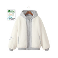 Veste bomber pour homme en polaire d'agneau coupe-vent avec fermeture éclair, vêtements d'hiver épais, logo personnalisé, manteau pour homme