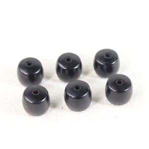 Cuentas de madera de sándalo de 7x8 mm para hacer pulseras, cuentas sueltas con textura de madera - Product Image 2