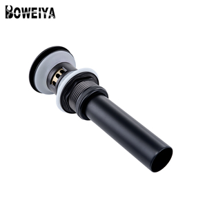Hotel <span class=keywords><strong>Doccia</strong></span> Vasca Da Bagno Bagno Vessel Nero Fogna di <span class=keywords><strong>Scarico</strong></span> Filtro In Ottone Tubo di Acqua Tappi di <span class=keywords><strong>Scarico</strong></span> Pop Up di <span class=keywords><strong>Scarico</strong></span> Stopper con Troppopieno - Product Image 2