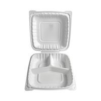 Récipient de restauration rapide en plastique réutilisable de haute qualité emballage alimentaire de fruits jetables à emporter boîte à lunch à clapet