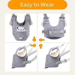Arnés de Andar para Bebés, Transpirable, con Agarraderas, Asistente para Niños Pequeños, Andador Ajustable para Bebés - Product Image 4