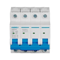 ANDELI mcb ADB3-63-4P disjoncteur mcb 4 pole 6a