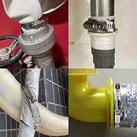 Colliers de serrage pour tuyaux en acier inoxydable de type américain, serre-tuyaux, serre-câbles en acier inoxydable