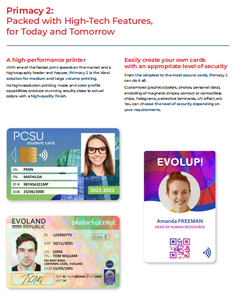 Imprimante de cartes recto verso <span class=keywords><strong>Evolis</strong></span> Primacy2, <span class=keywords><strong>duplex</strong></span>, 300 dpi, interface infrarouge, impression thermique, carte d'identité en plastique PVC CR80 - Product Image 6