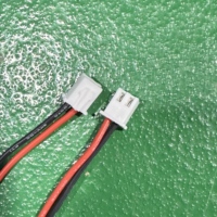Connecteur 2 broches XH2.54 alternatif, assemblage de câble en cuivre étamé pas de 2,54 mm pour appareils électroniques et machines domestiques