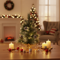Hochwertiger Umweltfreundlicher Mini-Tisch-Fichten-Kunstweihnachtsbaum Personalisierte Heim-Feiertagsdekoration für Partys