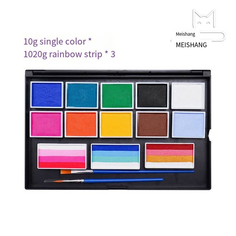 10g monochrome * 10 + 20g bande arc-en-ciel * 3