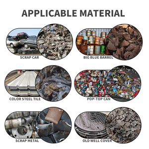 Copper Aluminum Briquette Material Metal Shredder Machine Heavy Duty Car Shell <strong>Scrap</strong> Processing <strong>2</strong> Electric <strong>Motors</strong> Engine High - Product Image 2