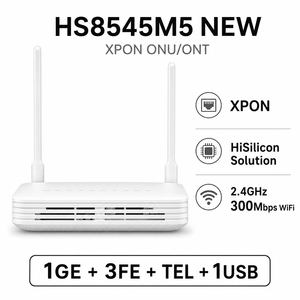 โมเด็มออปติคอลความถี่เดียวมือสอง พร้อมพอร์ต 1ge+3fe+Tel+USB XPON 2.4G HS8545M5 WiFi ONU Router FTTR/FTTX - Product Image 1