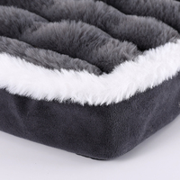 Coussin de canapé pour chien de taille moyenne Moonking, chaud et confortable pour l'hiver, grand lit pour chat, coussin élastique pour petit chat, niche douce pour chiot avec oreiller