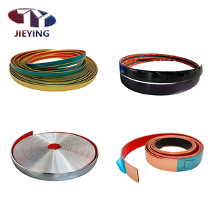 JIEYING Gold <strong>Black</strong> Decorative Pvc Edging Strips Sofa Furniture Accessories Trims Strip <strong>Edge</strong> Banding with Glue Coloured Plastic - Product Image 1