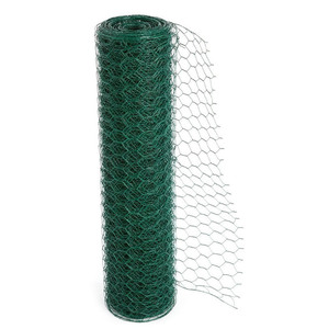 Malla de Alambre Galvanizada Anticorrosión de 8 pies para Cancha de Fútbol, Malla de Alambre Recubierta de PVC, Malla de Alambre de Eslabones de Cadena de Diamante - Product Image 1