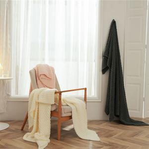 Grande couverture moelleuse en microfibre, 1 pièce, tissu respirant, pour chambres à coucher, <span class=keywords><strong>grand</strong></span> plaid pour canapé - Product Image 2