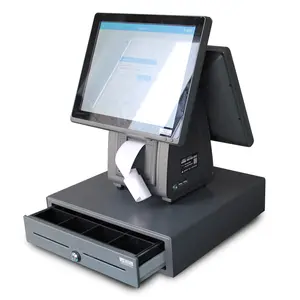 Beroemde Abs 15 Inch Kassa Winkel Touch Screen Terminal Betaling Restaurant Machine Pos Systemen