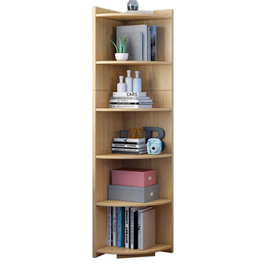 Estantería de esquina multicapa, estantes de almacenamiento de escritorio simple, para sala de estar, dormitorio, ahorro de espacio, librería de suelo a techo - Product Image 5