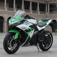 Motos électriques de course Cruiser 72V 3000W avec batterie au lithium, homologuées EEC COC, design élégant, en stock, vente chaude directe usine Chine