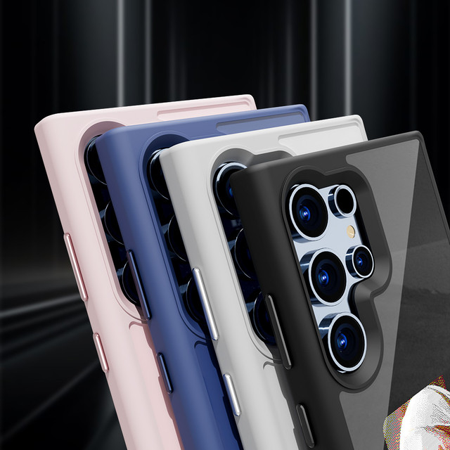 DIY Smart Eink Phone Case for Samsung Galaxy S23 S24 Ultra Four Colors Ink Screen Phone Full Coverage Comprehensive Protection