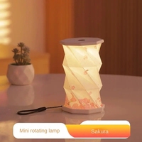 2025 nouveau Mini LED lumière lampes de Table pliant papier rotatif lumière réfrigérateur aimants pour entreprise cadeaux promotionnels LED décoration