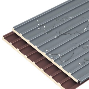Panel Sándwich de Aluminio y PU <span class=keywords><strong>para</strong></span> Techos, Resistente al Fuego, Ecológico, <span class=keywords><strong>Aislante</strong></span> <span class=keywords><strong>para</strong></span> Paredes Exteriores, Cámaras Frigoríficas y Construcción de <span class=keywords><strong>Casas</strong></span> Prefabricadas - Product Image 1