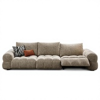 ATUNUS Modernes Elektrisches Sofa-Set Chenille-Couch Wohnzimmermöbel Modulares Sektional-Relaxsofa Elektrisches Cloud-Sofa-Set