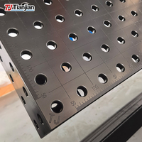 Table de soudage 3D avec rotation motorisée intégrée et pinces dédiées pour la production en série de composants spécifiques