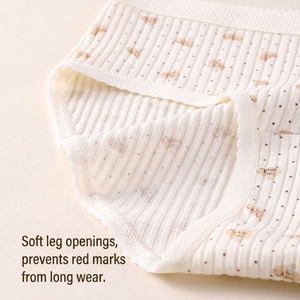 Culottes triangulaires en pur coton à motif de dessin animé japonais pour bébés et grands enfants, taille mi-haute, antibactériennes, avec entrejambe à motif de dessin animé, pour <span class=keywords><strong>étudiant</strong></span>s - Product Image 6