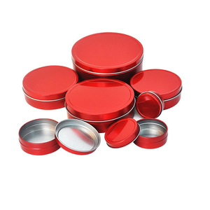 Boîte Ronde en Fer Blanc de 10-150 ml avec Bouchon à Vis - Contenants d'Emballage en Fer Blanc pour Parfum, Rouge à Lèvres, Soins de la Peau, Fard à Joues et Cosmétiques - Product Image 6