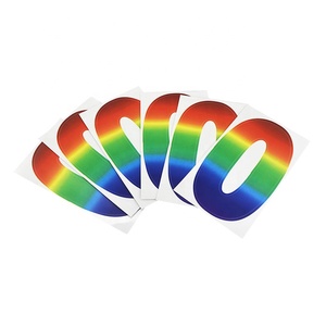 Autocollant personnalisé petit sac de <span class=keywords><strong>vin</strong></span> maison porte enfants alphabet plaques d'immatriculation autocollants en vinyle royaume-uni - Product Image 2