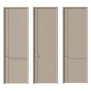 Customizable Modern Minimalist Interior Wooden <strong>Doors</strong> Solid Wood HDF PVC with Frame for Factory and House Rooms - Product Image 5