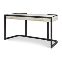 Modern bureau voor thuiskantoor, eenvoudig te monteren, hoekbureau voor thuiswerkplek en kantoor.