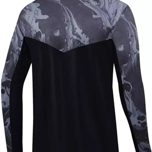 T-shirts personnalisés pour hommes 100% polyester, UPF 50+, séchage rapide, chemise de pêche et de randonnée, chemises camouflage - Product Image 5
