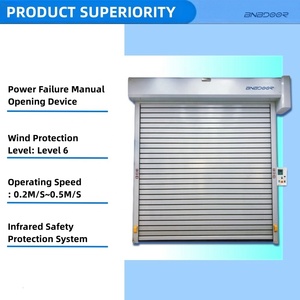 <span class=keywords><strong>Porte</strong></span> à enroulement rapide en aluminium, <span class=keywords><strong>porte</strong></span> de garage industrielle automatique, <span class=keywords><strong>porte</strong></span> <span class=keywords><strong>d</strong></span>'<span class=keywords><strong>entrée</strong></span> extérieure, atelier métallique, vente chaude - Product Image 2