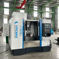 Centre d'usinage vertical à broche unique VMC650, machine de fraisage CNC automatique, système de contrôle GSK pour le traitement des métaux, cône BT40