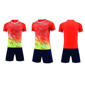 定制热升华复古速干透气男女通用足球球衣复古俱乐部球队名称自动切割足球服套装 - Product Image 3