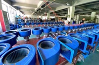 Extracteur d'air de cuisine commerciale vapeur d'huile à faible bruit AC fonte électrique usines de fabrication de restaurants sur pied OEM