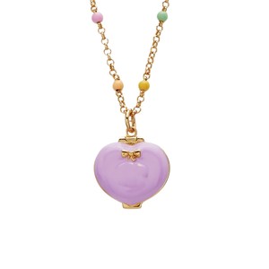 Nouveau Collier Pendentif Cœur Rose Romantique Tendance avec Zircon et Pentagramme en Cuivre, Boîte à Phases Ouvertes/fermées, Bijou Cadeau Amusant - Product Image 5