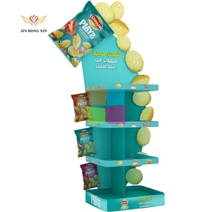Op Maat Gemaakte Aardappel Chip Gaasrek Winkel Supermarkt Supermarkt Mart Snacks Staan Vloer Display Rack - Product Image 4