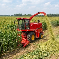 Moissonneuse-broyeuse de fourrage pour ensilage d'herbe et de paille, pour aliments animaux, broyeur de maïs, moteur 400 CV, haute productivité, transmission à engrenages