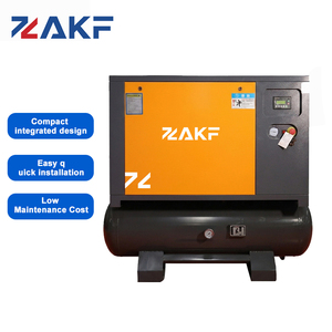 ZAKF 7.5KW 10HP เครื่องสกรูอัดอากาศแบบความเร็วคงที่  รวมทุกอย่างไว้ในเครื่องเดียว สำหรับอุตสาหกรรมการผลิต ซ่อมแซมยานยนต์ ประสิทธิภาพสูง - Product Image 1