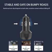 Chargeur de voiture Type-C super rapide ignifuge PD 45W pour 17/16/15 Pro Max et écouteurs