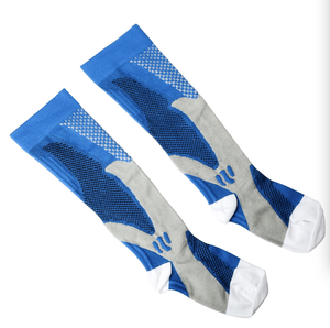 कस्टम लोगो खेल नर्सिंग वैरिकाज़ शिराओं को रोकता है महिला युवा लड़की को पैर रहित संपीड़न मोजे - Product Image 4