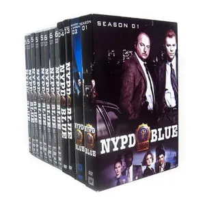 free shipping shopify DVD MOVIES TV show Films Manufacturer factory supply NYPD Blue Season 1-12 63dvd disc