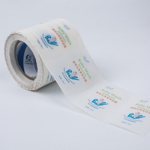 Étiquettes autocollantes transparentes en PVC pour les besoins quotidiens, rouleaux d'étiquettes pour machines d'emballage, étiquettes pour emballages alimentaires - Product Image 1