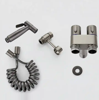 Salle de bain turque Nickel brossé Shattaf Bidet de toilette sus304 jet de bidet à main shattaf toilette bidet pulvérisateur ensemble