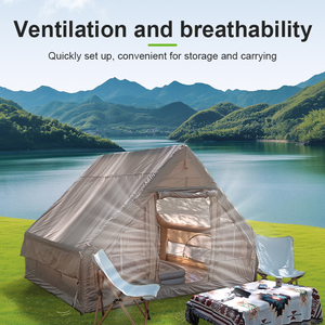 Tùy chỉnh Inflatable cắm trại Lều Oxford du lịch lớn cắm trại không khí lều lều ngoài trời - Product Image 2