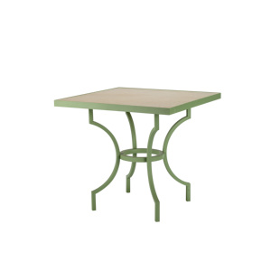 Décorations de banquet d'hôtel moderne vert jade personnalisation finition table à manger extérieure carrée pour la fête d'événement - Product Image 1