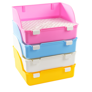 Grande toilette facile à nettoyer pour lapins, cochons d'Inde, litière intelligente pour chat, fournitures et ustensiles pour animaux de compagnie, toilette pour animaux - Product Image 5