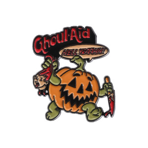 Alfileres de esmalte de calabaza y calavera de Halloween, broches decorativos góticos Punk para mochila, insignias de solapa, joyería divertida, boda para niños - Product Image 6