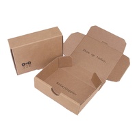 Caja de Embalaje Personalizada Ecológica con Logotipo Impreso en Lámina Dorada, Blanca, Corrugada, Tipo Avión, para Suscripciones de Ropa y Zapatos